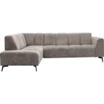 Bank Britt hoekziteiland links + 2.5 zits Retro Bliss taupe