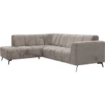 Bank Britt hoekziteiland links + 2.5 zits Retro Bliss taupe