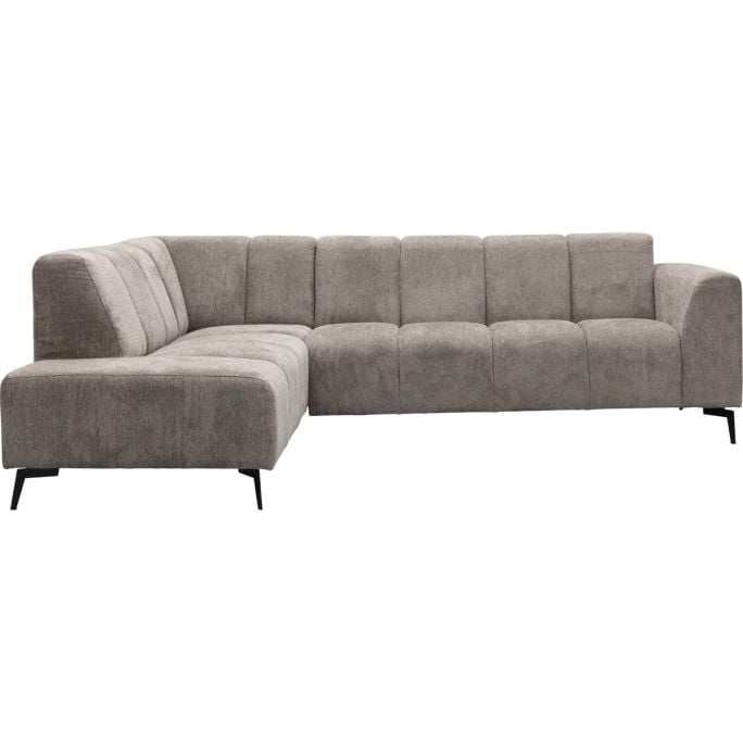 Bank Britt hoekziteiland links + 2.5 zits Retro Bliss taupe