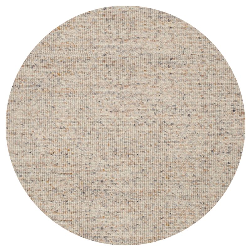 Vloerkleed Mango rond beige mix 16