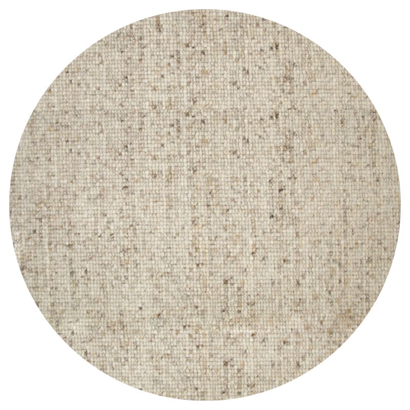 Vloerkleed Mango rond beige 13