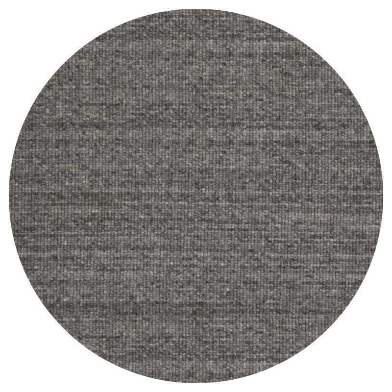 Vloerkleed Mango rond grijs 21