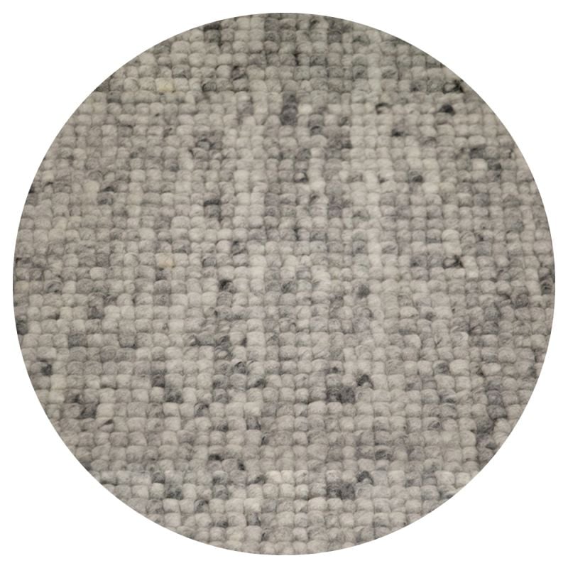 Vloerkleed Mango rond stonegrijs 22