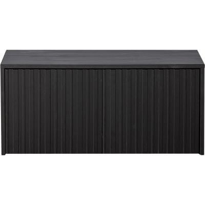 Kistbank Gravure New Grenen Zwart