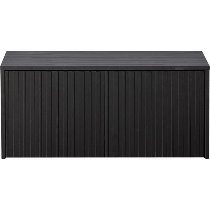 Kistbank Gravure New Grenen Zwart