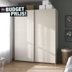 Kledingkast Aurie B175xH210cm Champagne incl. 2 legplanken en 2 roedes