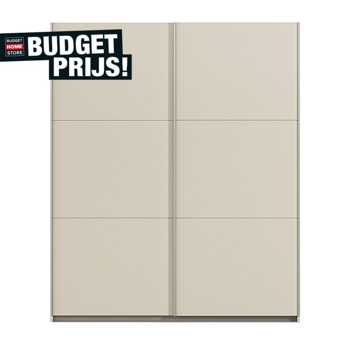 Kledingkast Aurie B175xH210cm Champagne incl. 2 legplanken en 2 roedes