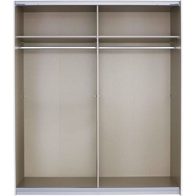 Kledingkast Aurie B175xH210cm Champagne incl. 2 legplanken en 2 roedes