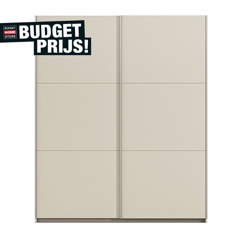 Kledingkast Aurie B175xH210cm Champagne incl. 2 legplanken en 2 roedes