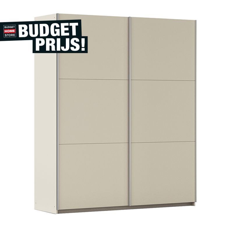 Kledingkast Aurie B175xH210cm Champagne incl. 2 legplanken en 2 roedes