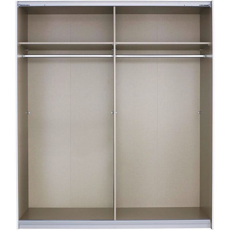 Kledingkast Aurie B175xH210cm Champagne incl. 2 legplanken en 2 roedes