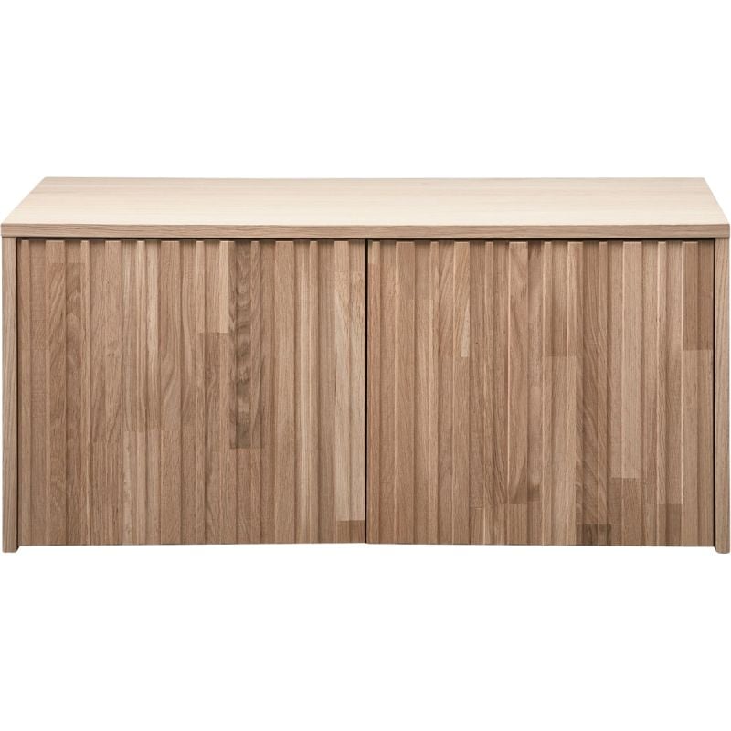 Kistbank Gravure New Eiken Blanke lak afbeelding
