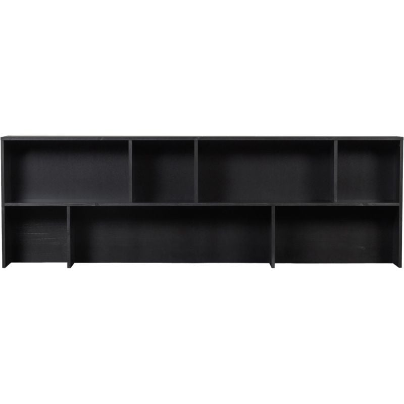 Opzetkast Gravure New Grenen Zwart afbeelding