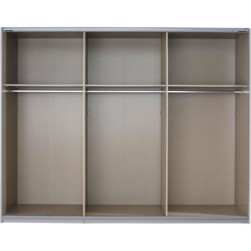 Kledingkast Aurie B261xH210cm Alpine wit incl. 3 legplanken en 3 roedes