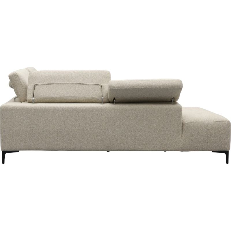 Bank Robin hoekziteiland links + 2,5-zits met 1 elektrische relax (eendelig) rechts