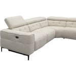 Bank Robin 2,5-zits met 1 elektrische relax (eendelig) links + 1-zits met ligeiland rechts