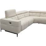 Bank Robin 2,5-zits met 1 elektrische relax (eendelig) links + 1-zits met ligeiland rechts
