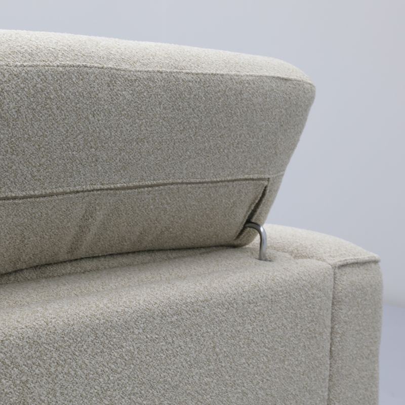 Bank Robin 2,5-zits met 1 elektrische relax (eendelig) links + hoekziteiland rechts