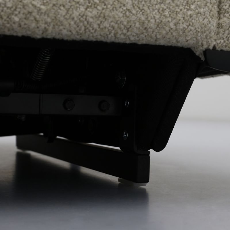 Bank Robin 2,5-zits met 1 elektrische relax (eendelig) links + hoekziteiland rechts