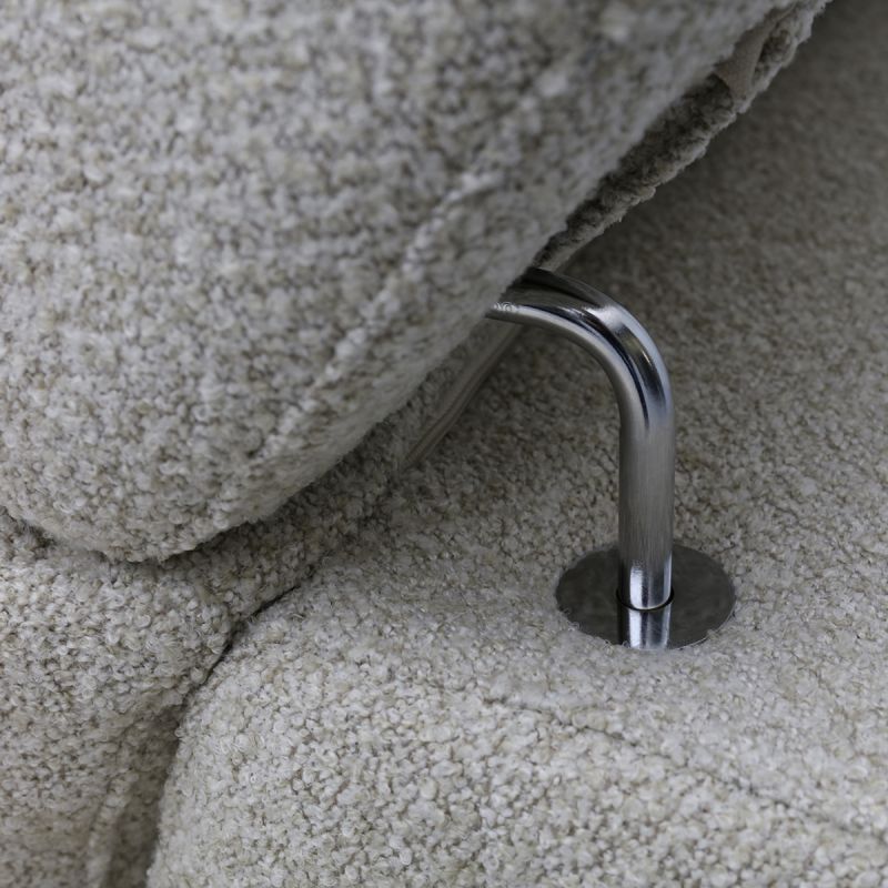 Bank Robin 2,5-zits met 1 elektrische relax (eendelig) links + hoekziteiland rechts