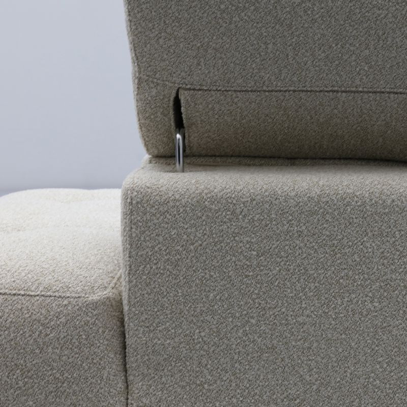 Bank Robin 2,5-zits met 1 elektrische relax (eendelig) links + hoekziteiland rechts