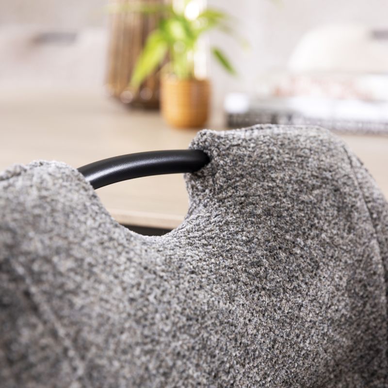 Eetkamerstoel Annabel Antraciet