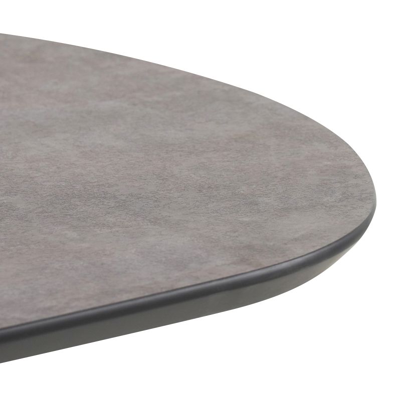 Salontafel Ties set van 2 Marmerlook Brons