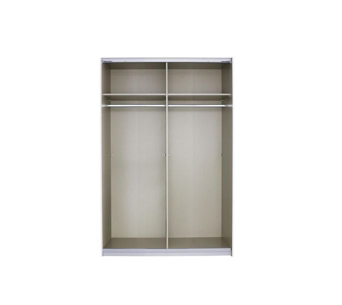 Kledingkast Quadro B181xH210 Eiken - Grijs incl. kastinrichting