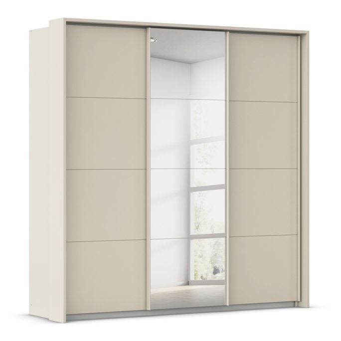 Kledingkast Kick B211xH214 Champagne incl. Kastindeling