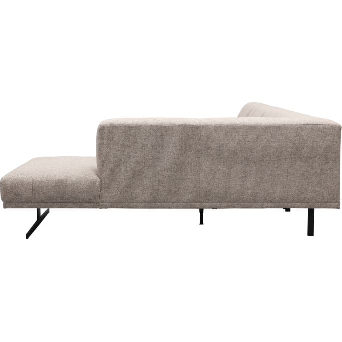 Bank Olivia Longchair links + 2,5-zits + hoekziteiland groot rechts