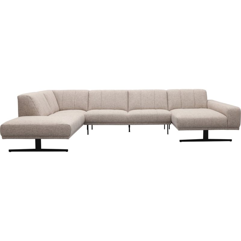 Bank Olivia Hoekziteiland groot links + 2,5-zits + longchair rechts