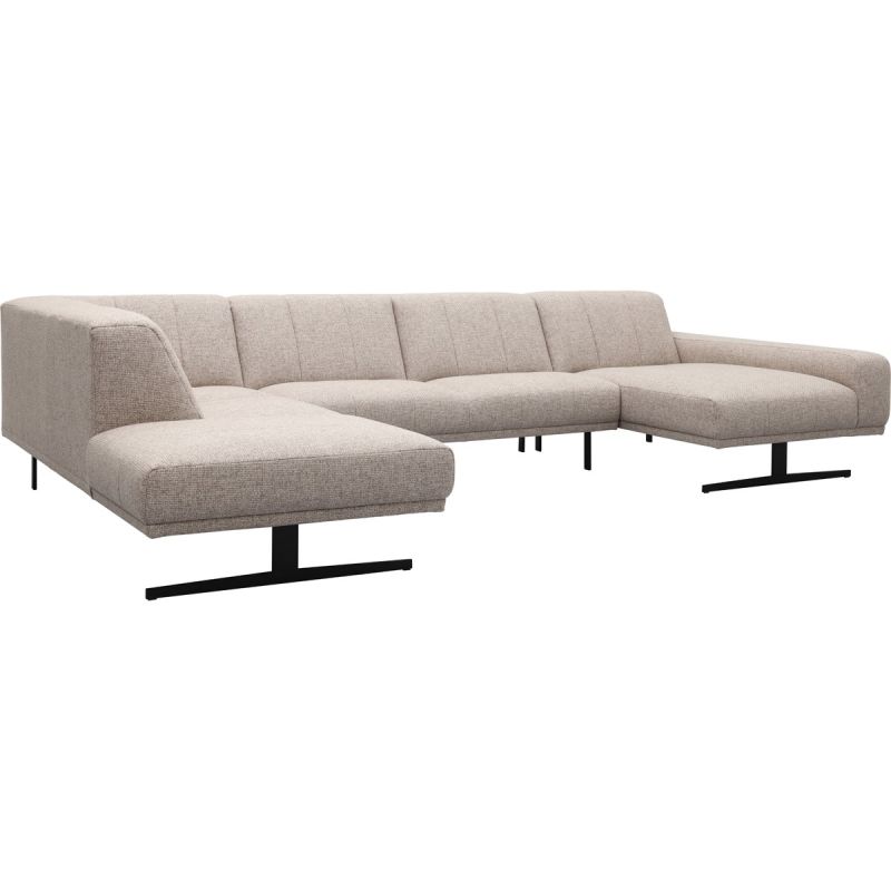 Bank Olivia Hoekziteiland groot links + 2,5-zits + longchair rechts