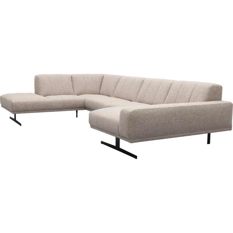 Bank Olivia Hoekziteiland groot links + 2,5-zits + longchair rechts