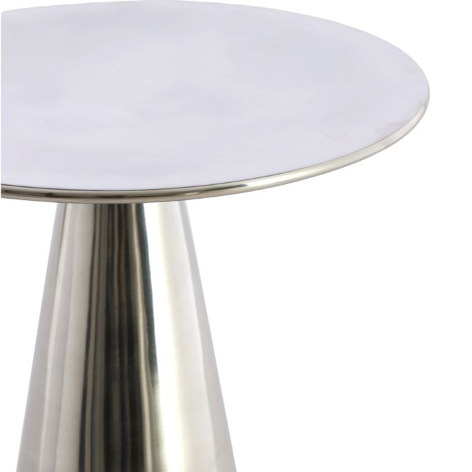 Bijzettafel Leova Nikkel 39X51 Cm