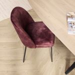 Eetkamerstoel Laura Wine Red