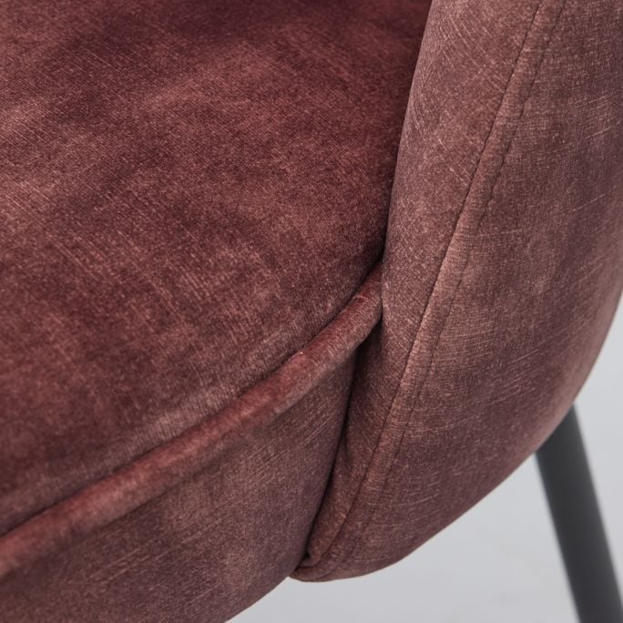 Eetkamerstoel Laura Wine Red