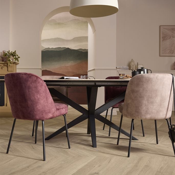 Eetkamerstoel Laura Wine Red