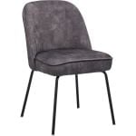 Eetkamerstoel Laura Antraciet