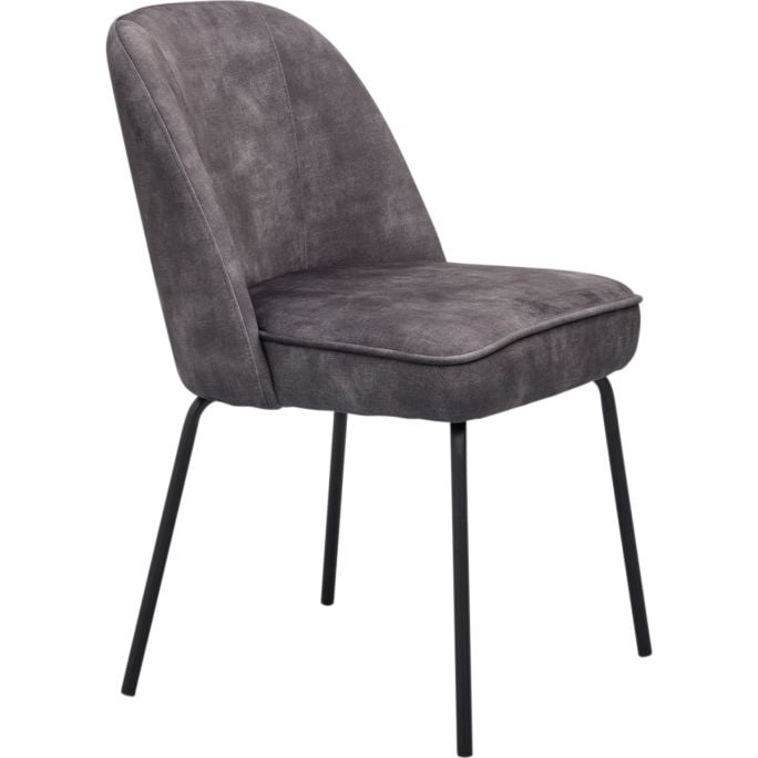 Eetkamerstoel Laura Antraciet