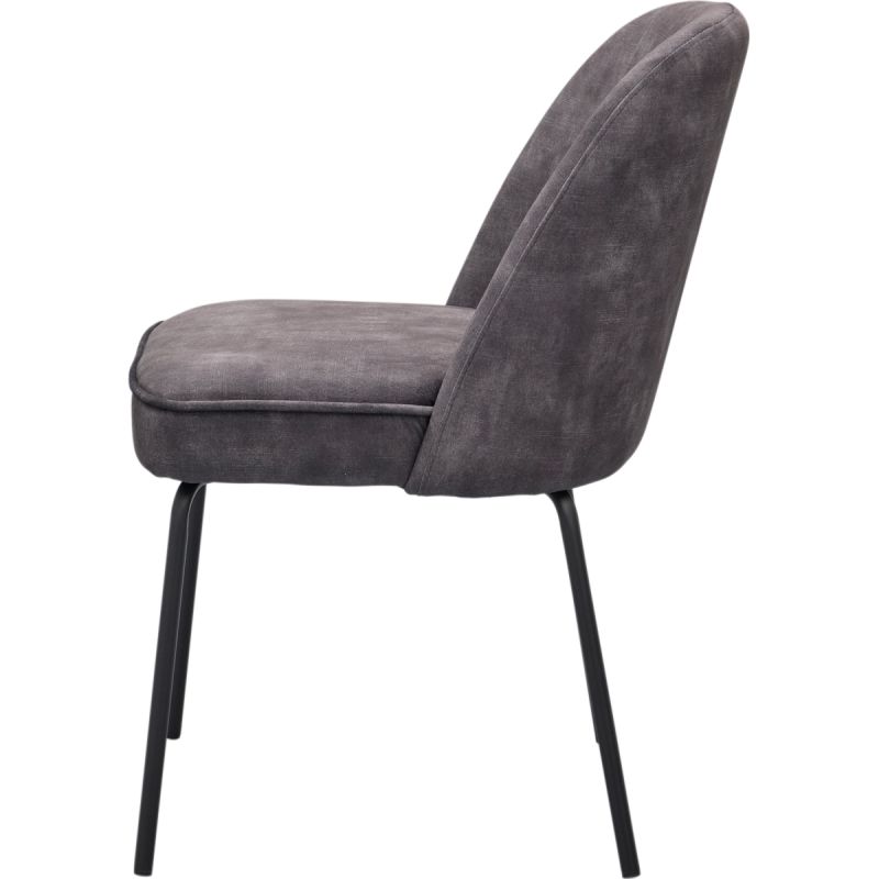 Eetkamerstoel Laura Antraciet
