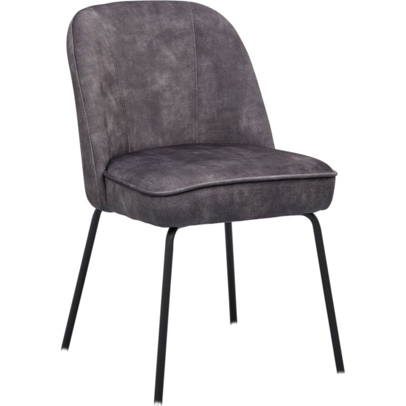 Eetkamerstoel Laura Antraciet
