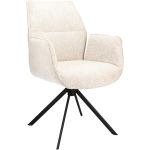 Eetkamerstoel Odin met arm Linnen