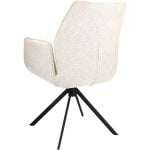 Eetkamerstoel Odin met arm Linnen