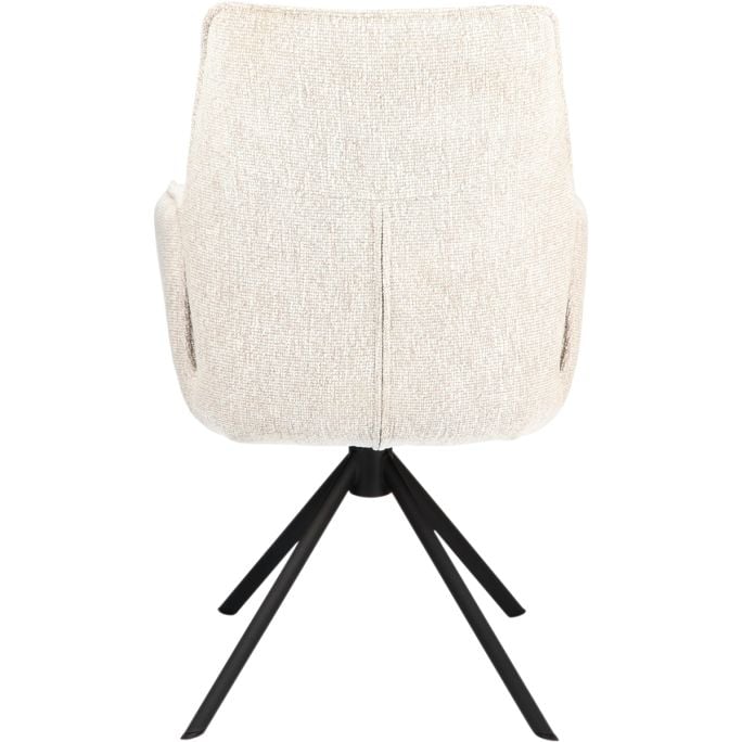 Eetkamerstoel Odin met arm Linnen