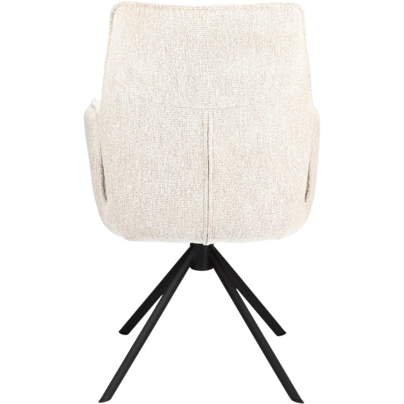 Eetkamerstoel Odin met arm Linnen