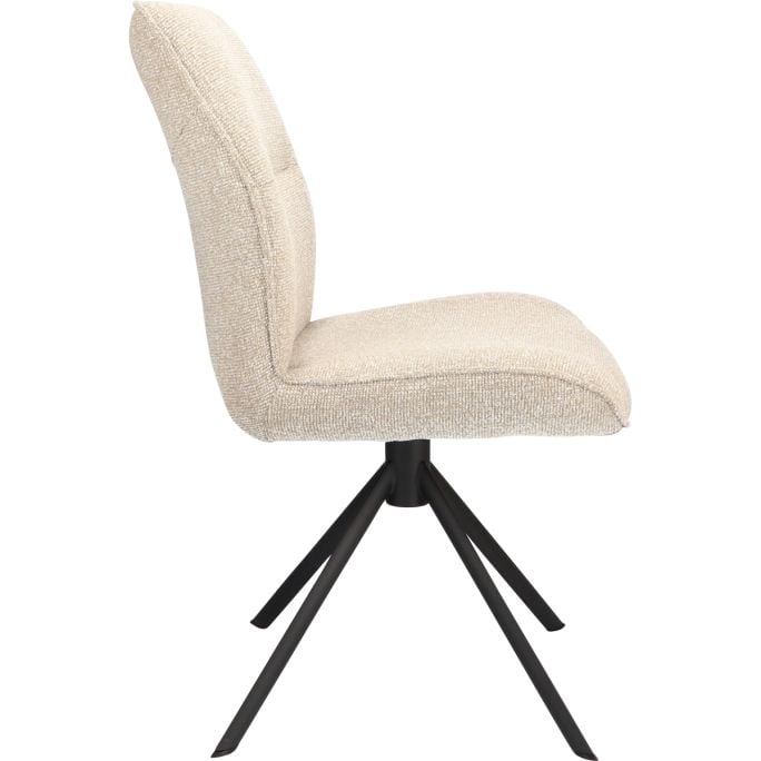 Eetkamerstoel Odin zonder arm Beige