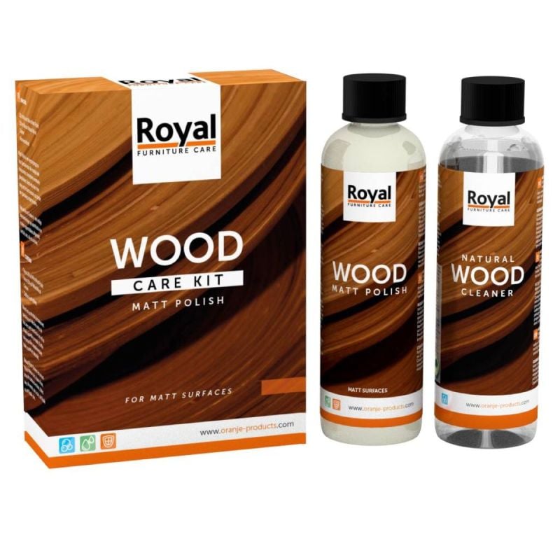 Wood Care Kit - Matt Polish 2 x 250 ml