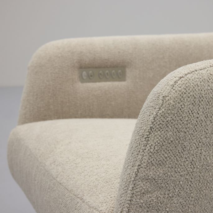 Relaxfauteuil Noël sta op hulp