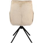 Eetkamerstoel Odin met arm in stof Movie Desert