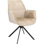 Eetkamerstoel Odin met arm in stof Movie Desert